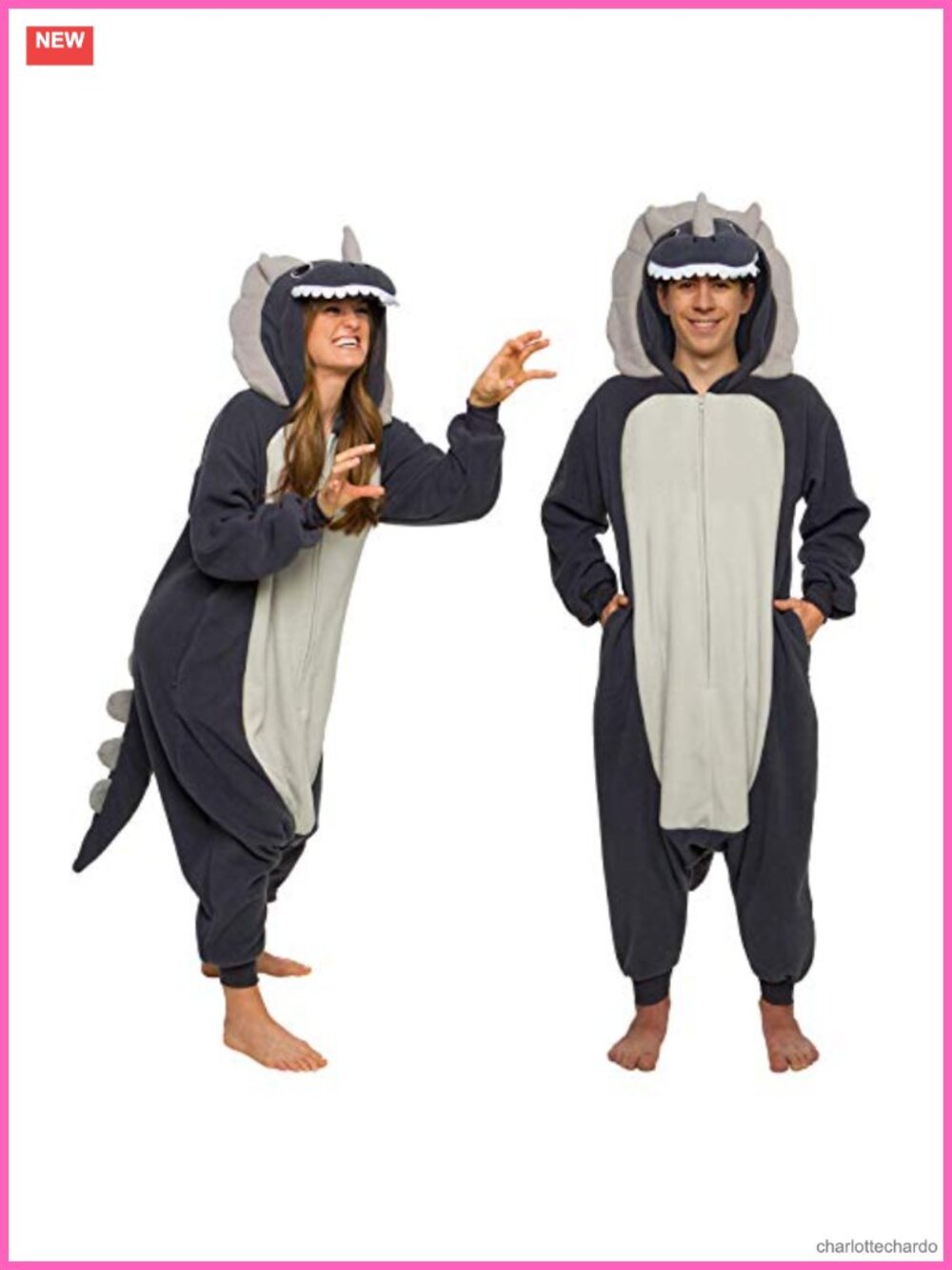 Plush Animal Onesie Cosplay Costume for Adults, Men and Women, Unisex Zip Up